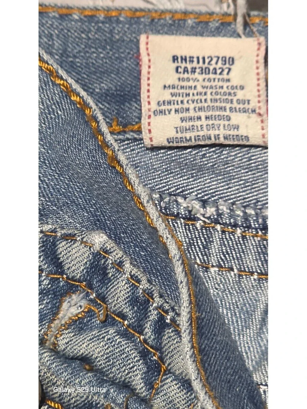 True Religion Billy Big T 36x32 Bootcut Jeans Light Wash